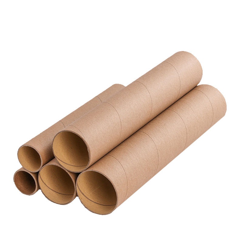 Customized kraft paper poster tubes, paper tubes, circular tape tubes, firework tubes, fishing rod industrial cores