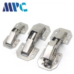 Thickened surface-mounted cabinet buffer bridge hinges, hydraulic marble hinges, non-perforated cabinet door hinges