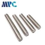 Manufacturer 304 stainless steel wire rod full thread tooth rod through wire screw headless bolt stud customized M6M8M10