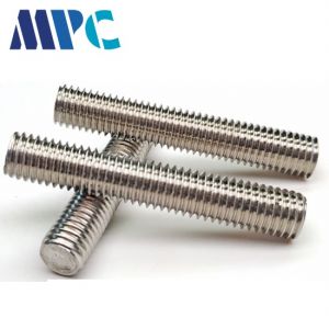 Manufacturer 304 stainless steel wire rod full thread tooth rod through wire screw headless bolt stud customized M6M8M10