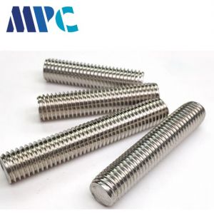 Manufacturer 304 stainless steel wire rod full thread tooth rod through wire screw headless bolt stud customized M6M8M10