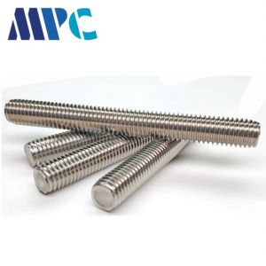 Manufacturer 304 stainless steel wire rod full thread tooth rod through wire screw headless bolt stud customized M6M8M10