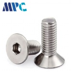 304 stainless steel countersunk head hexagon socket screw flat head hexagon socket flat cup M3/M4/M5/M6/M8/M10/M12