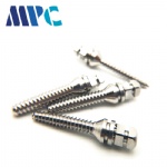 Medical bone nails, self-tapping and self-drilling, CNC core machining, GR5 titanium material, surface oxidizable