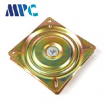 7 inch 175mm color zinc 6.5 inch 160 full beads 360 degree rotating turntable bar chair turntable iron square turntable