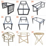 Custom iron art table leg brackets, various styles, table legs, table tables, legs, restaurant table legs, manufacturers custom
