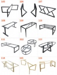 Customized wrought iron table leg brackets, various styles, table legs, tables, table legs, restaurant table legs, brackets
