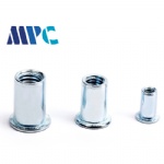 [Carbon steel blind rivet nuts] FPS-03M-15 flat head cylindrical blind rivet nuts factory direct sales