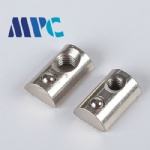 40 series M6M8 industrial aluminum profile accessories factory spot direct European standard elastic nut square nut