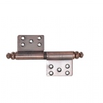Custom stainless steel flag hinge removable plating hinged wooden door Steel door polished hinge hardware accessories